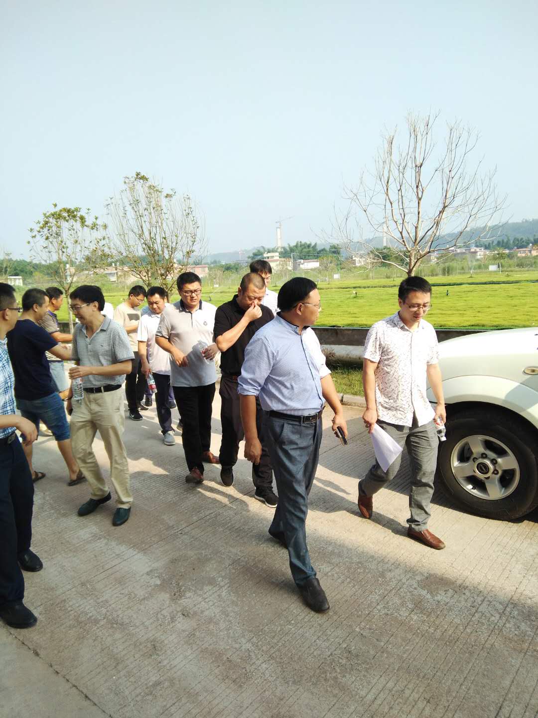 省環(huán)保廳專(zhuān)家領(lǐng)導(dǎo)到我司高捷園污水處理廠督查指導(dǎo)工作